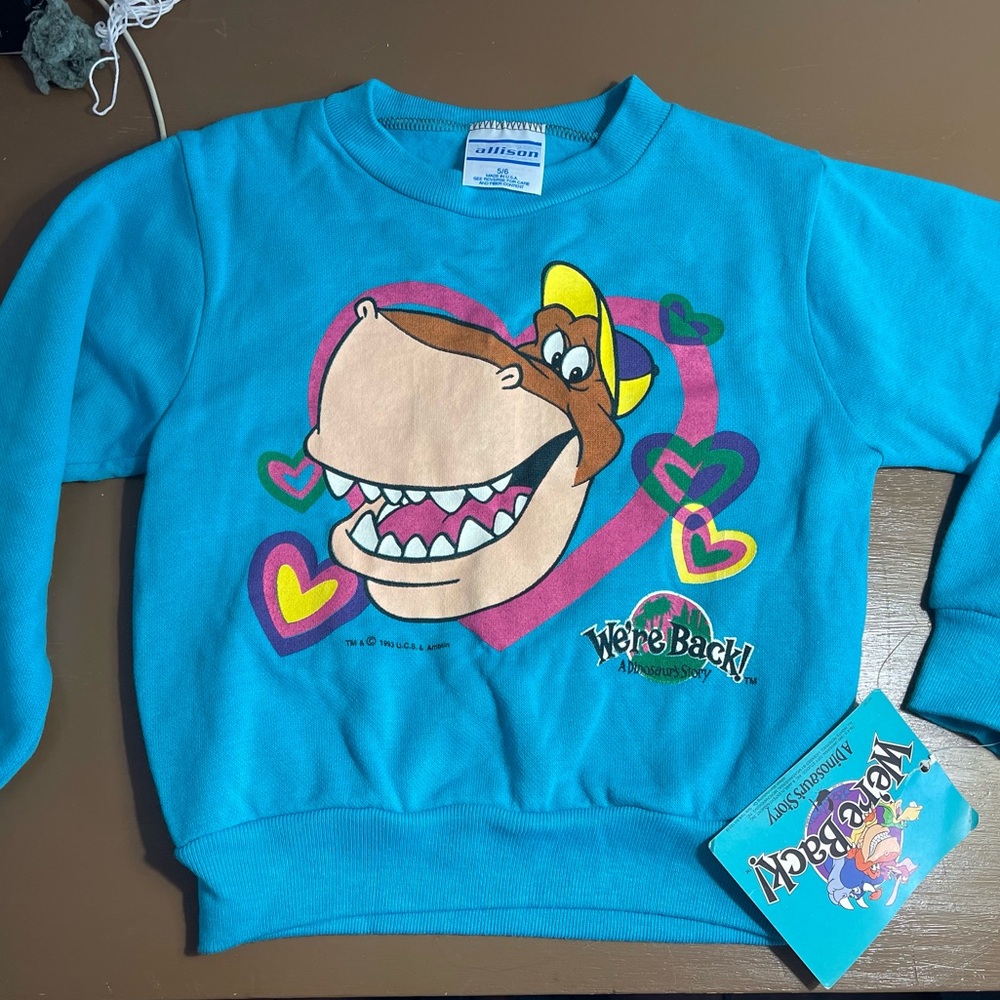 Vintage 1993 We’re Back kids sweatshirt